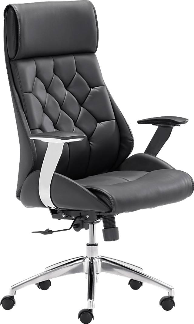 Langley Path Black Desk Chair - Thumbnail - Image 1