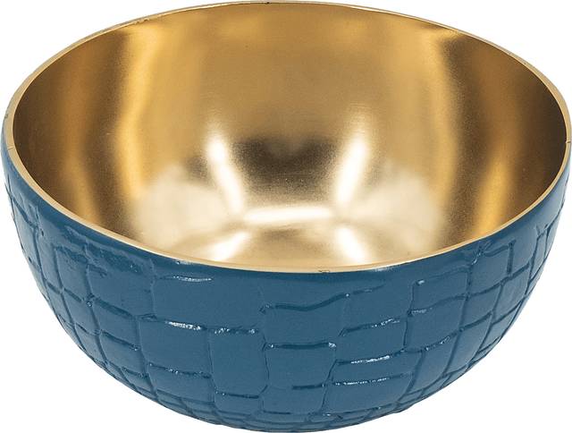 Langney Reef II Blue Decorative Bowl - Thumbnail - Image 1