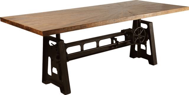 Langstane Brown Dining Table - Thumbnail - Image 1