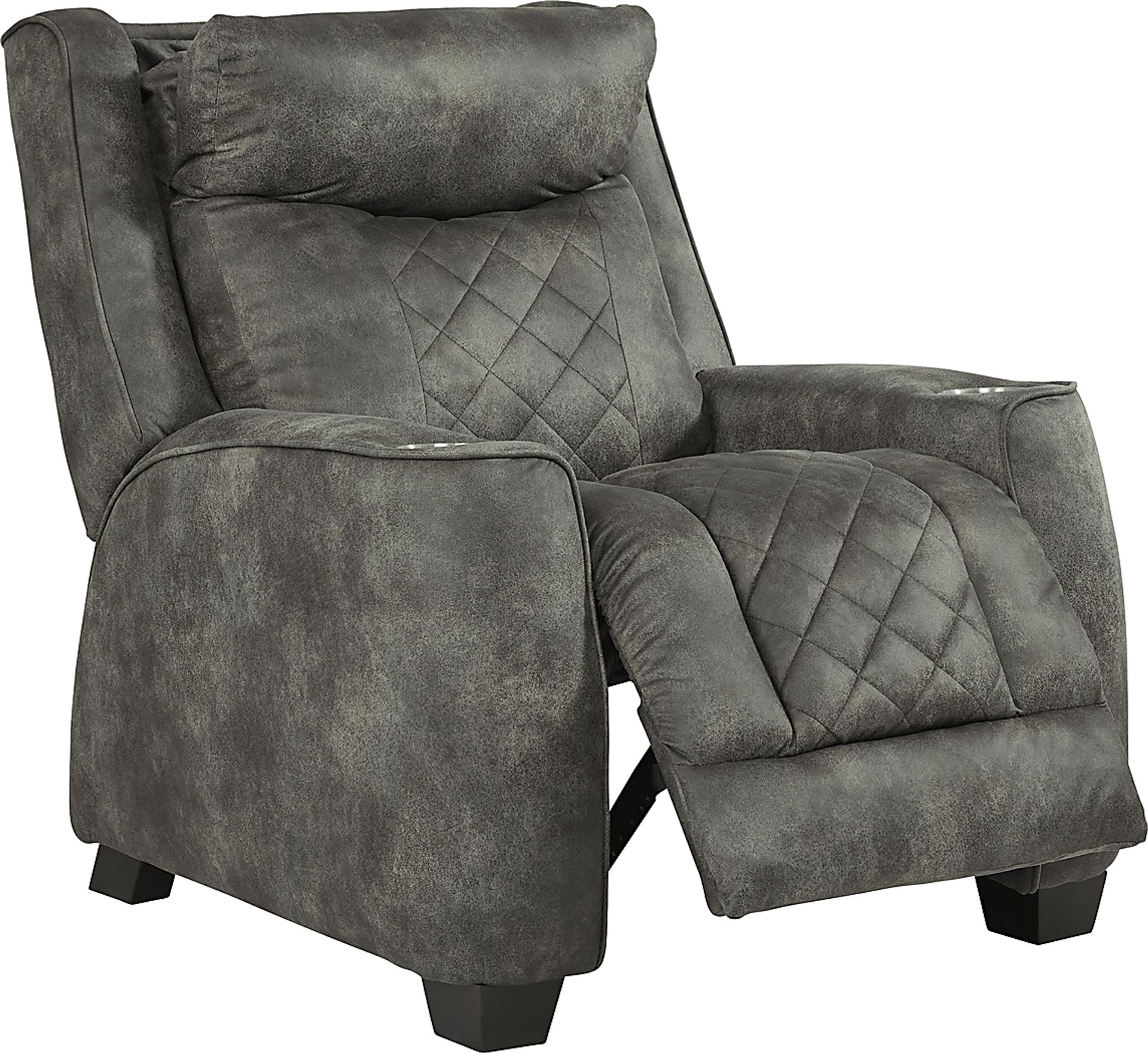 Langton Gray Triple Power Recliner - Image 2