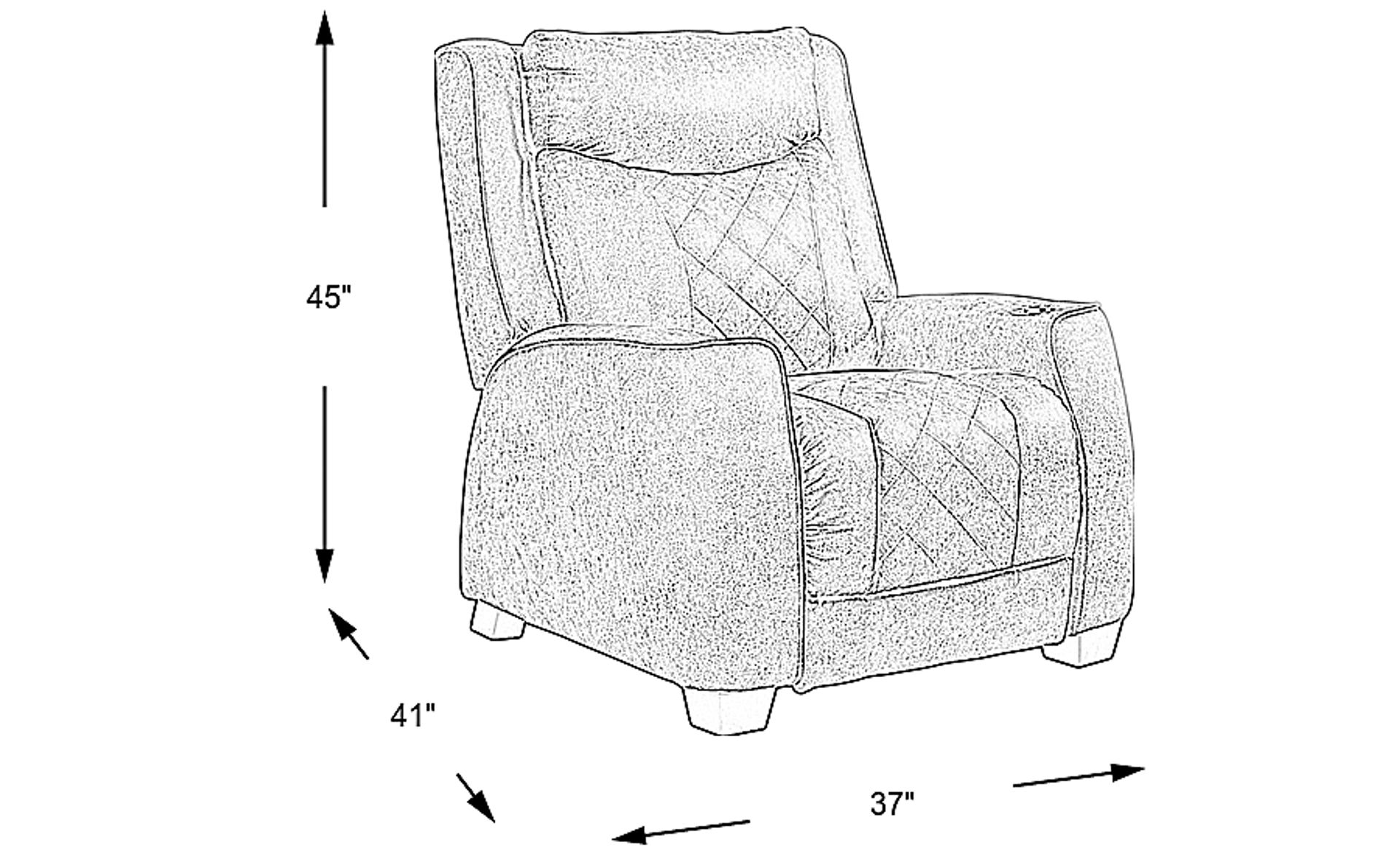 Dimension Image. Please refer to the Dimension Tab on this page for dimension details.