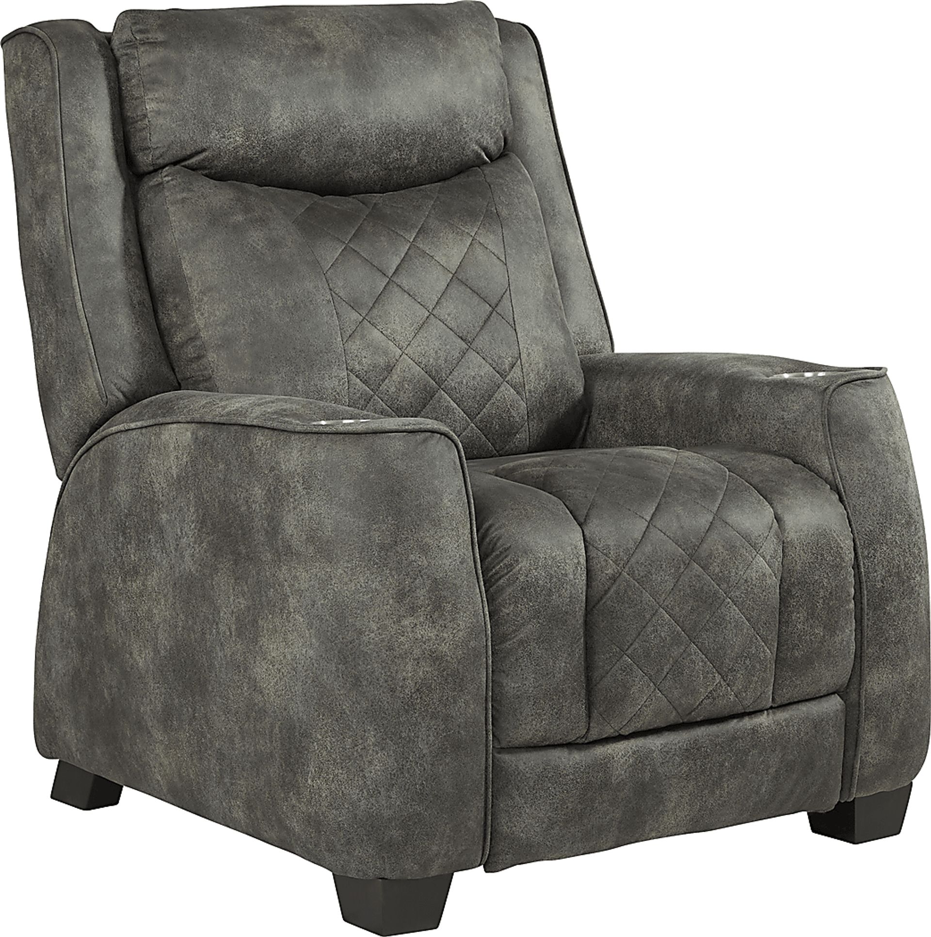 Langton Gray Triple Power Recliner - Image 1