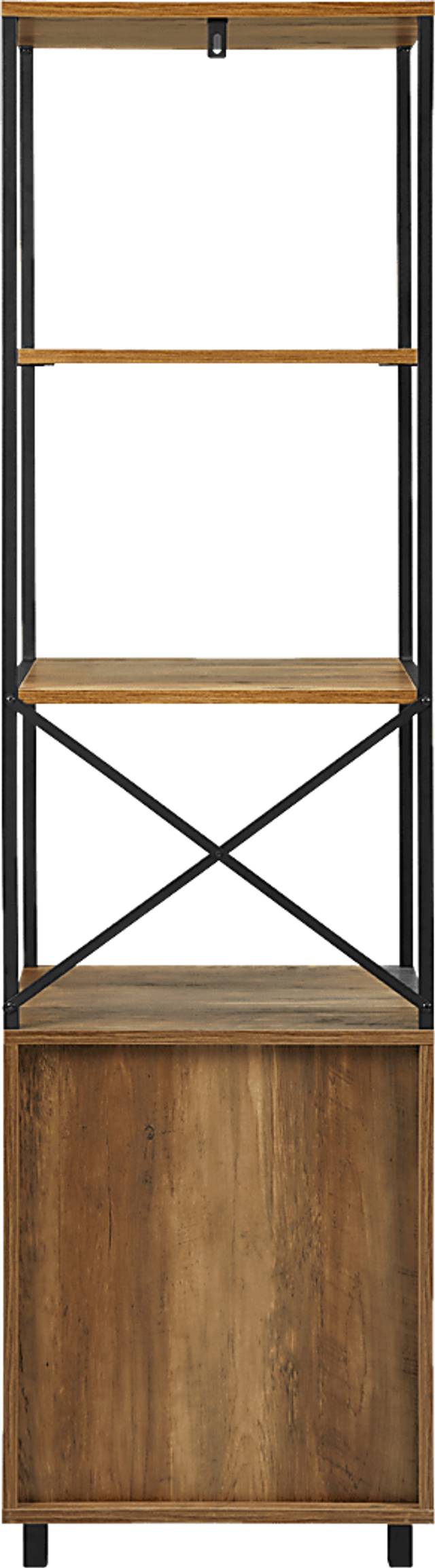 Lanhorne Brown Bookcase - Thumbnail - Image 4