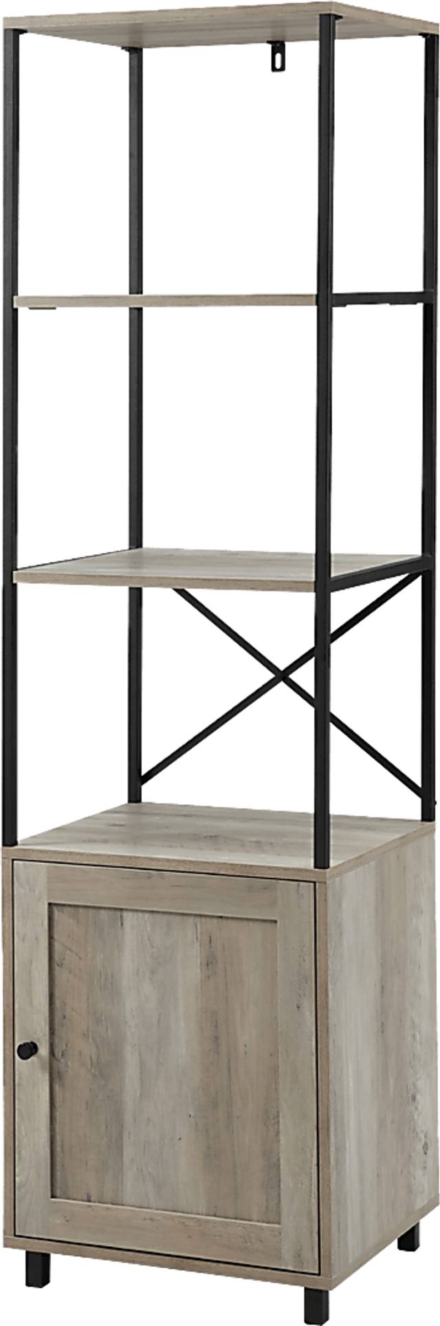 Lanhorne Gray Bookcase - Thumbnail - Image 3