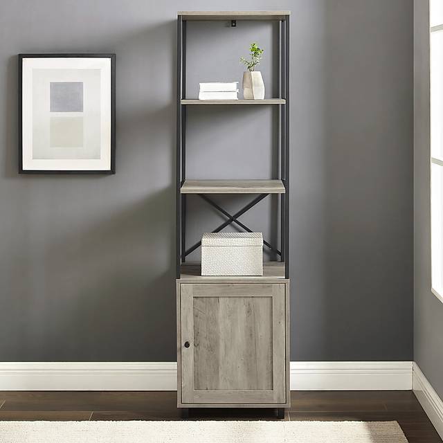Lanhorne Gray Bookcase - Thumbnail - Image 6