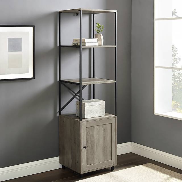 Lanhorne Gray Bookcase - Thumbnail - Image 8