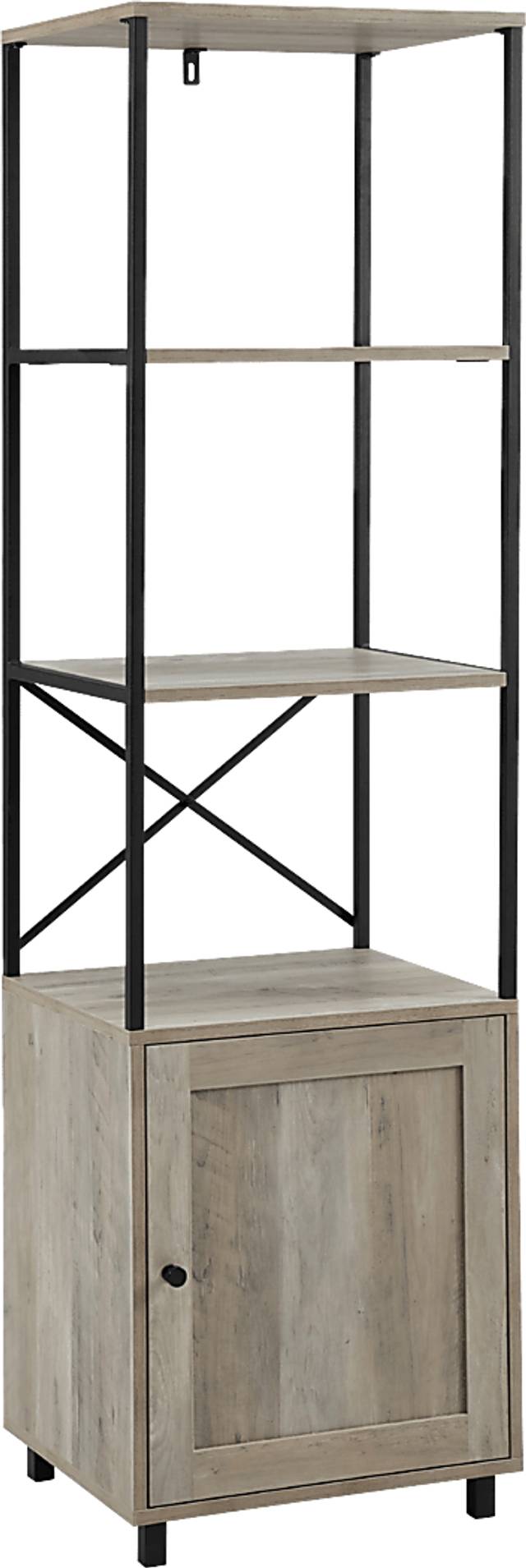 Lanhorne Gray Bookcase - Thumbnail - Image 1