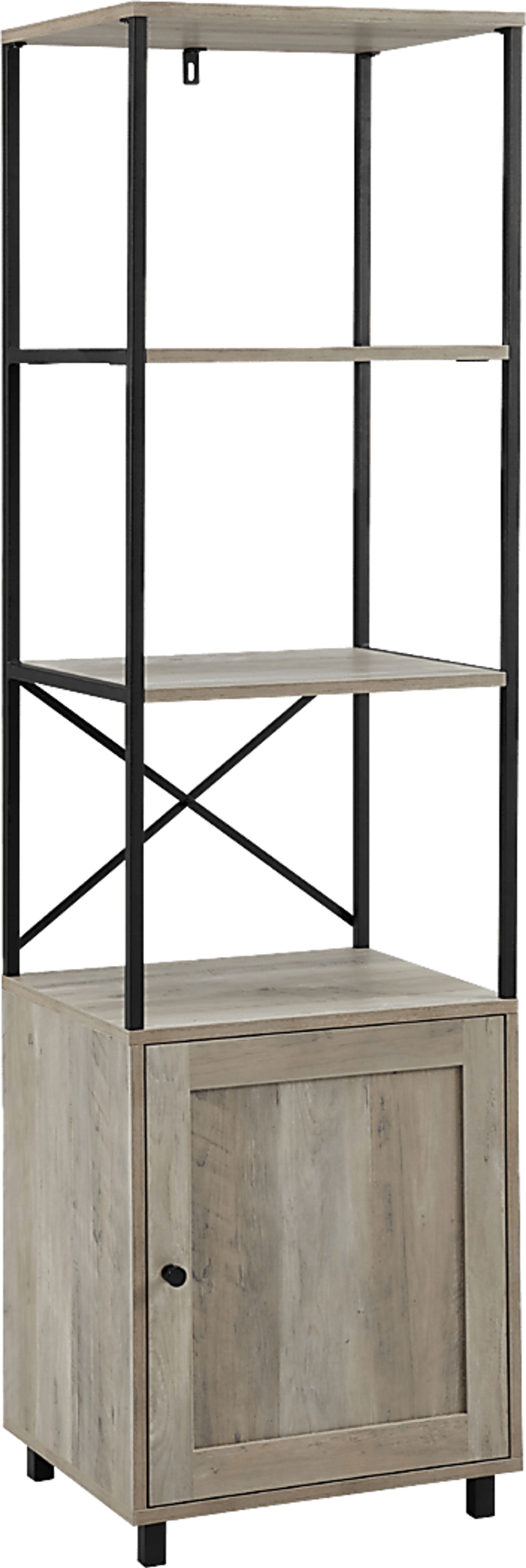 Lanhorne Gray Bookcase - Image 1