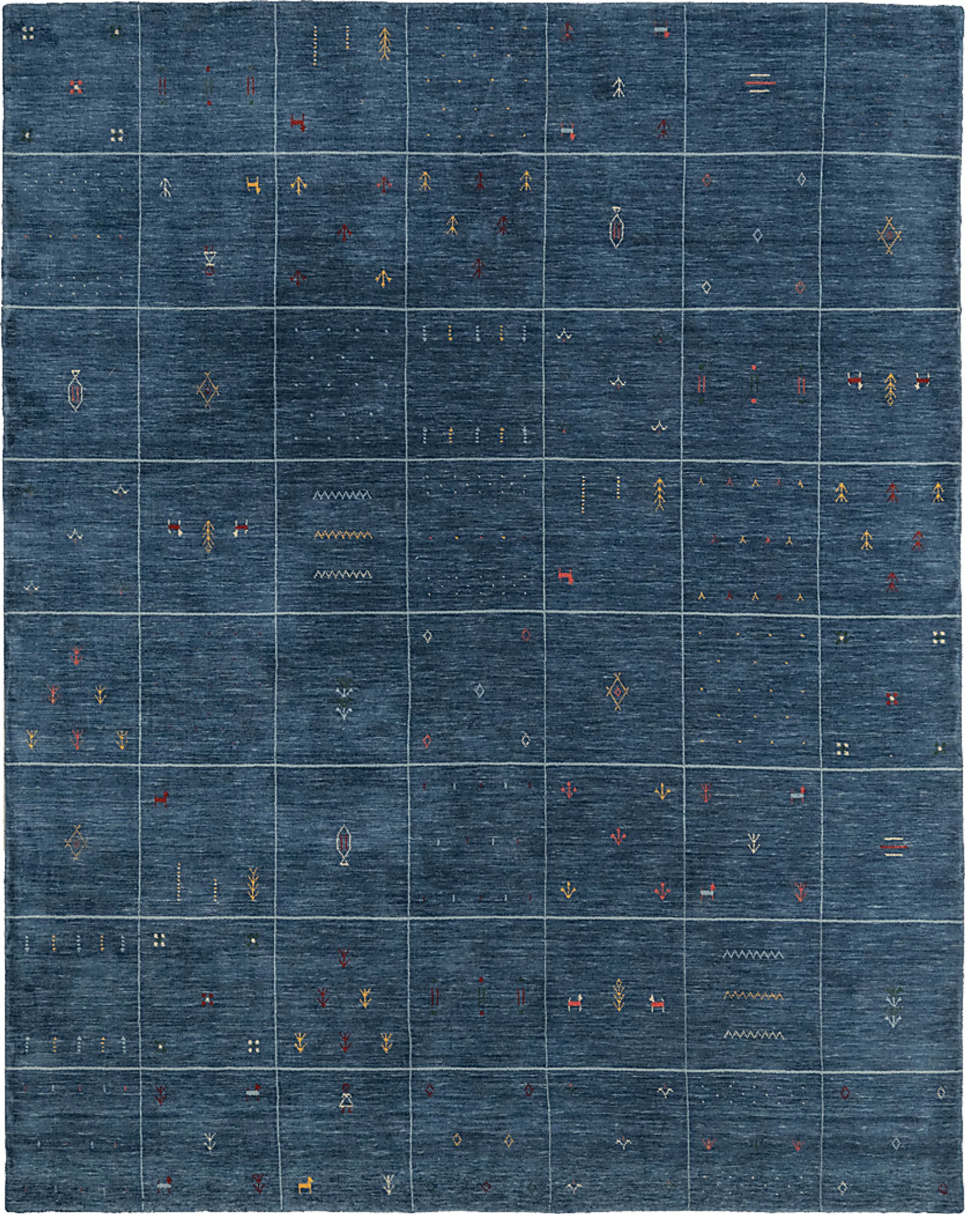 Laniberry Blue 3' x 5' Rug - Image 1