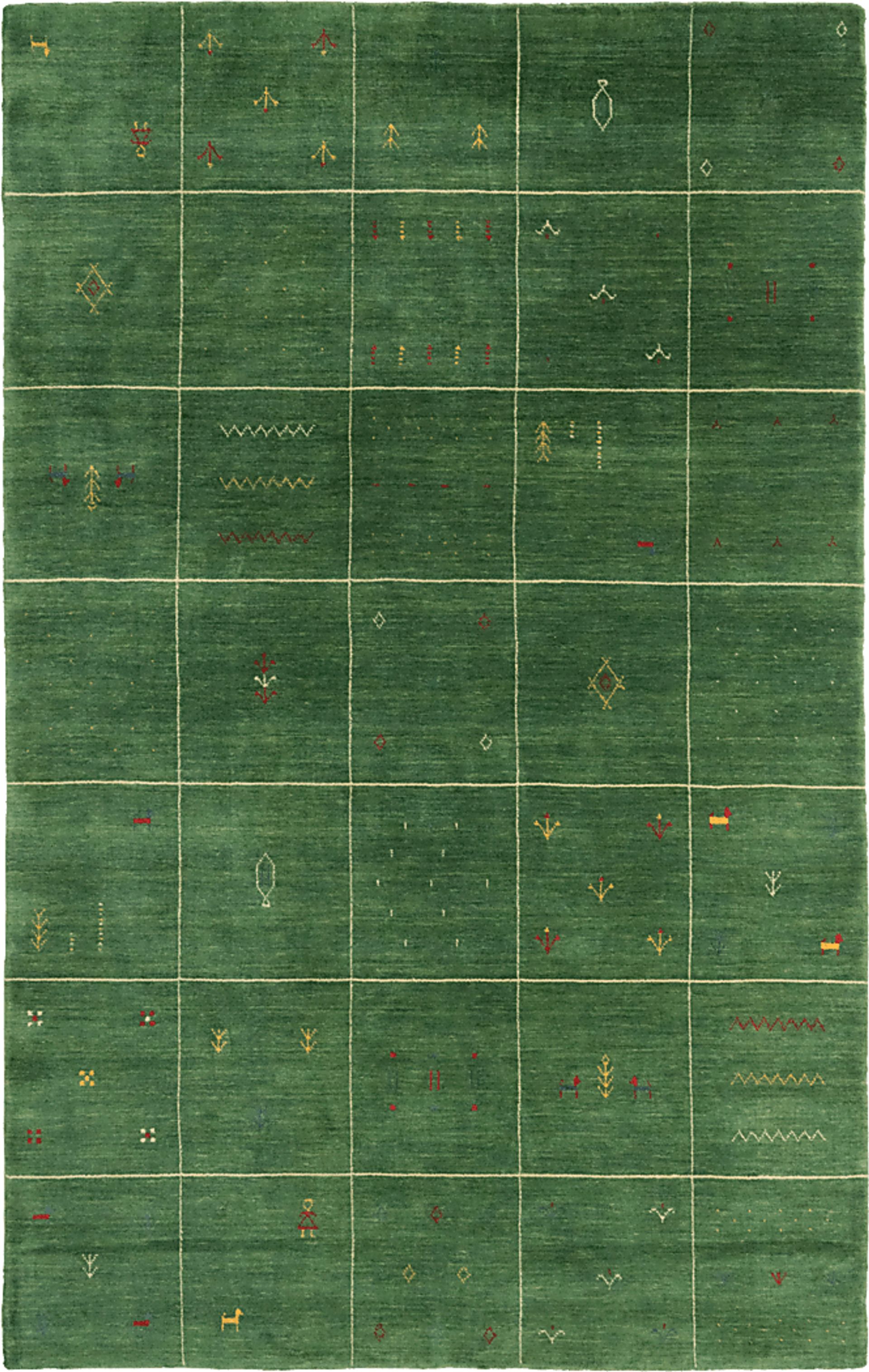 Laniberry Green 3' x 5' Rug - Image 1