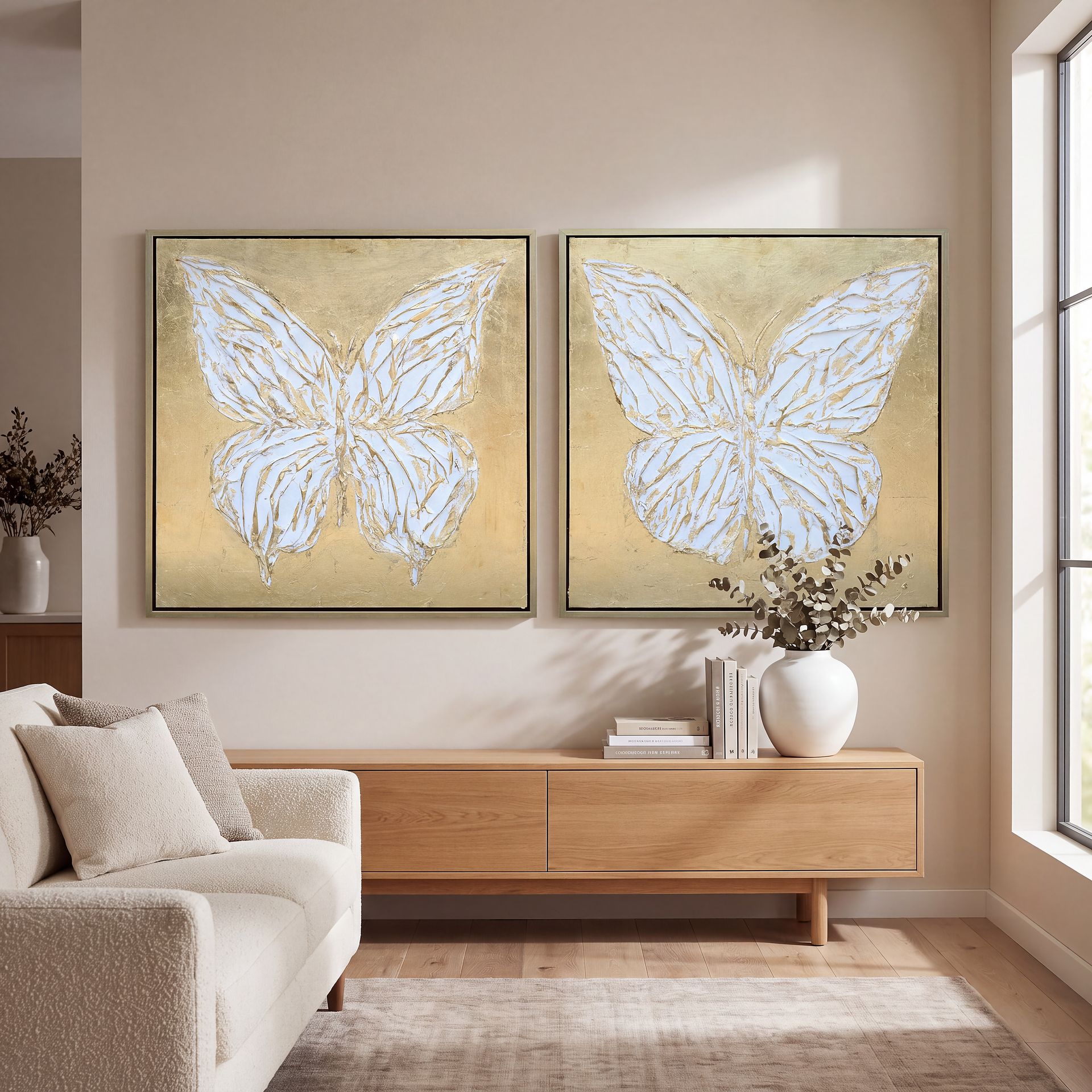 Lannahan Gold Artwork, Set of 2 - Image 2