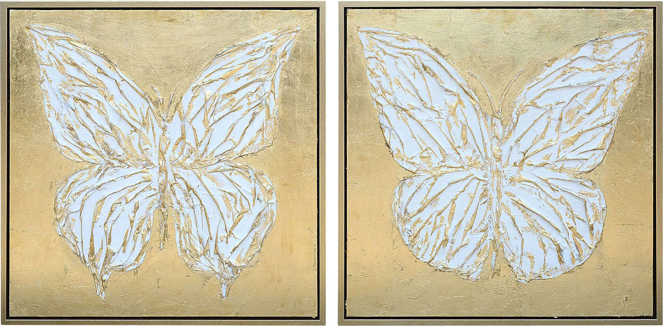 Lannahan Gold Artwork, Set of 2