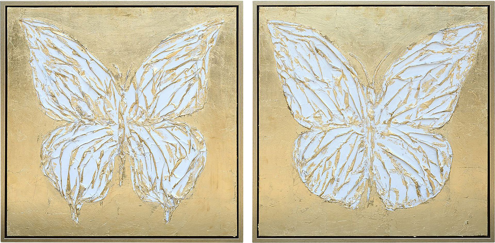 Lannahan Gold Artwork, Set of 2 - Image 1