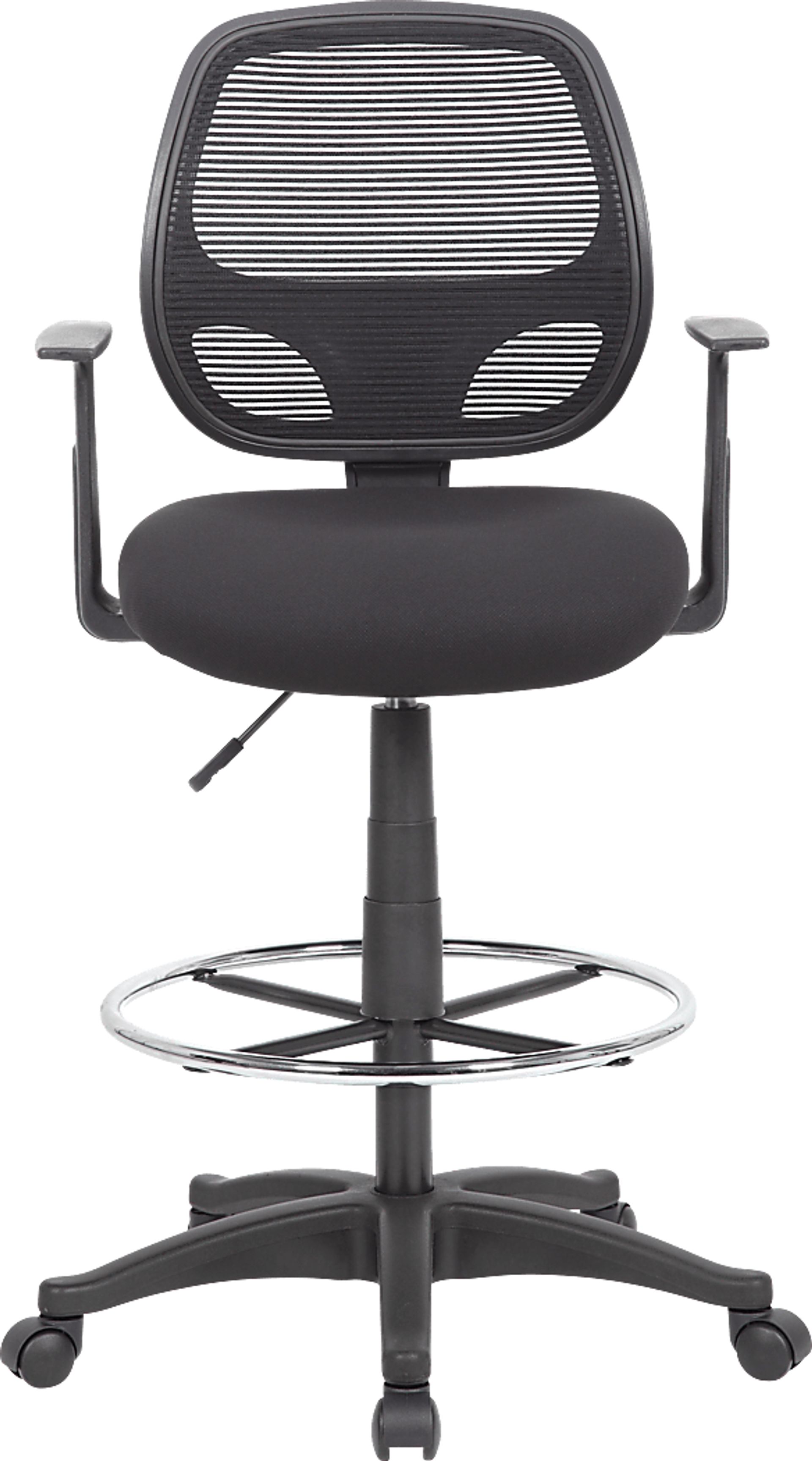 Lanndis Black Desk Stool - Image 3