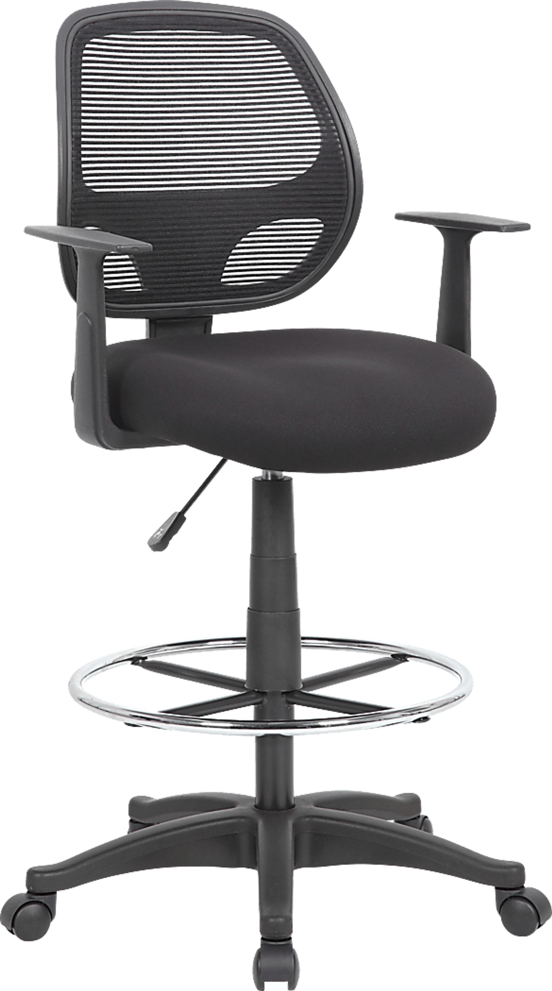 Lanndis Black Desk Stool - Image 1