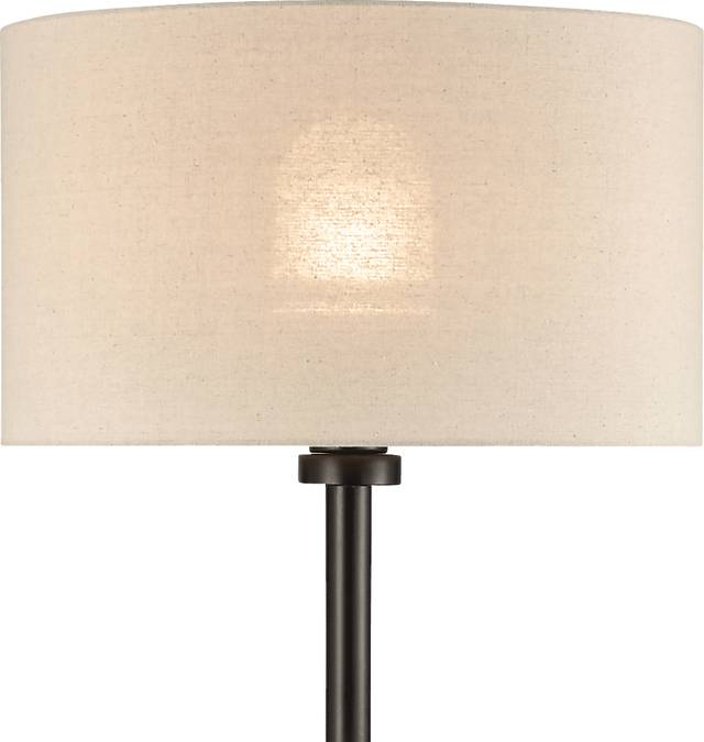 Lannigan Gray Outdoor Floor Lamp - Thumbnail - Image 2