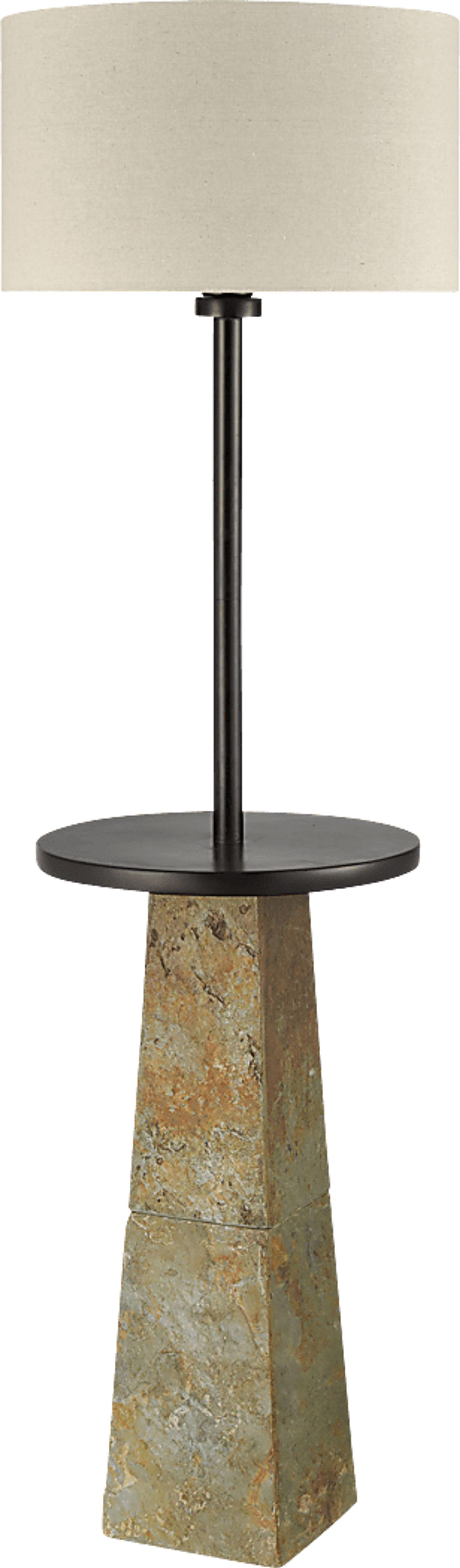 Lannigan Gray Outdoor Floor Lamp - Image 4