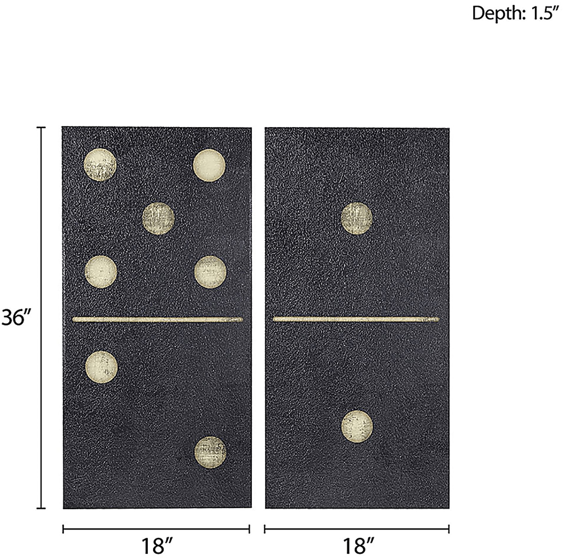 Lanphier Black Artwork, Set of 2 - Image 10