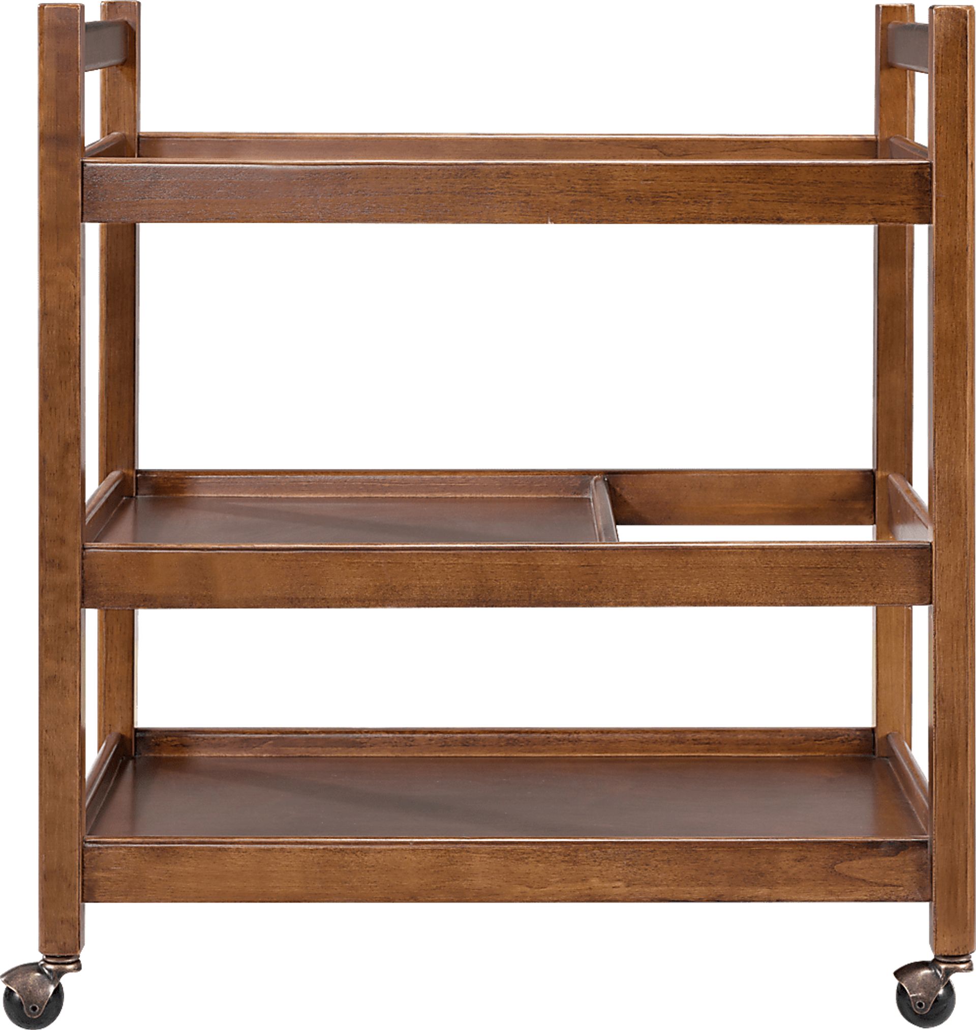 Lanrell Brown Bar Cart - Image 3
