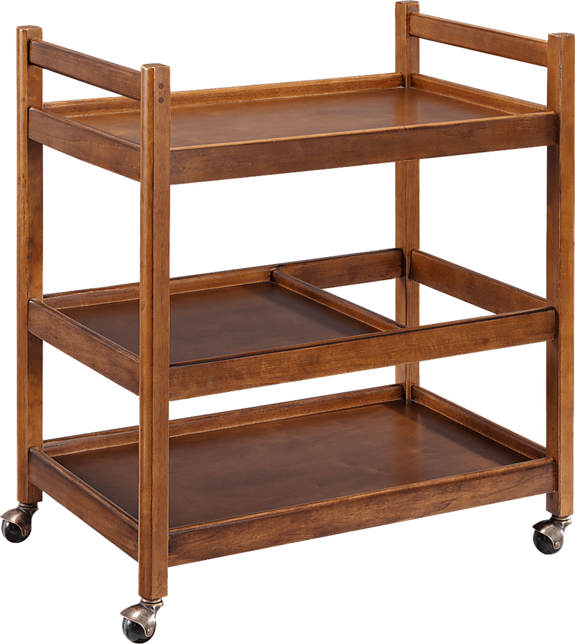 Lanrell Brown Bar Cart - Image 1
