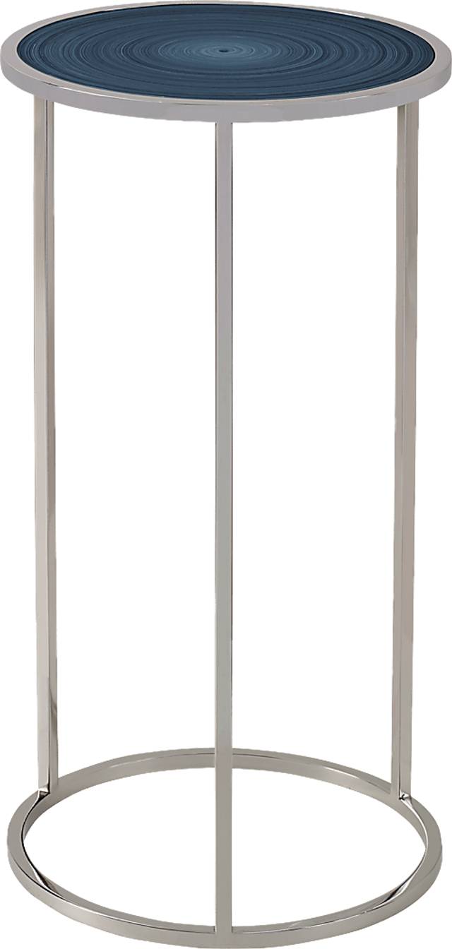 Lansfaire Silver Accent Table - Thumbnail - Image 1