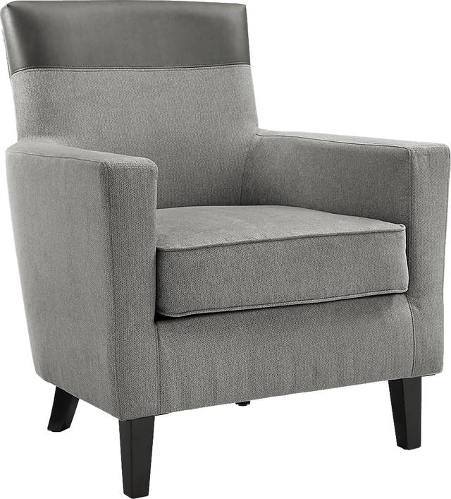 Lansford Charcoal Accent Chair - Thumbnail - Image 1