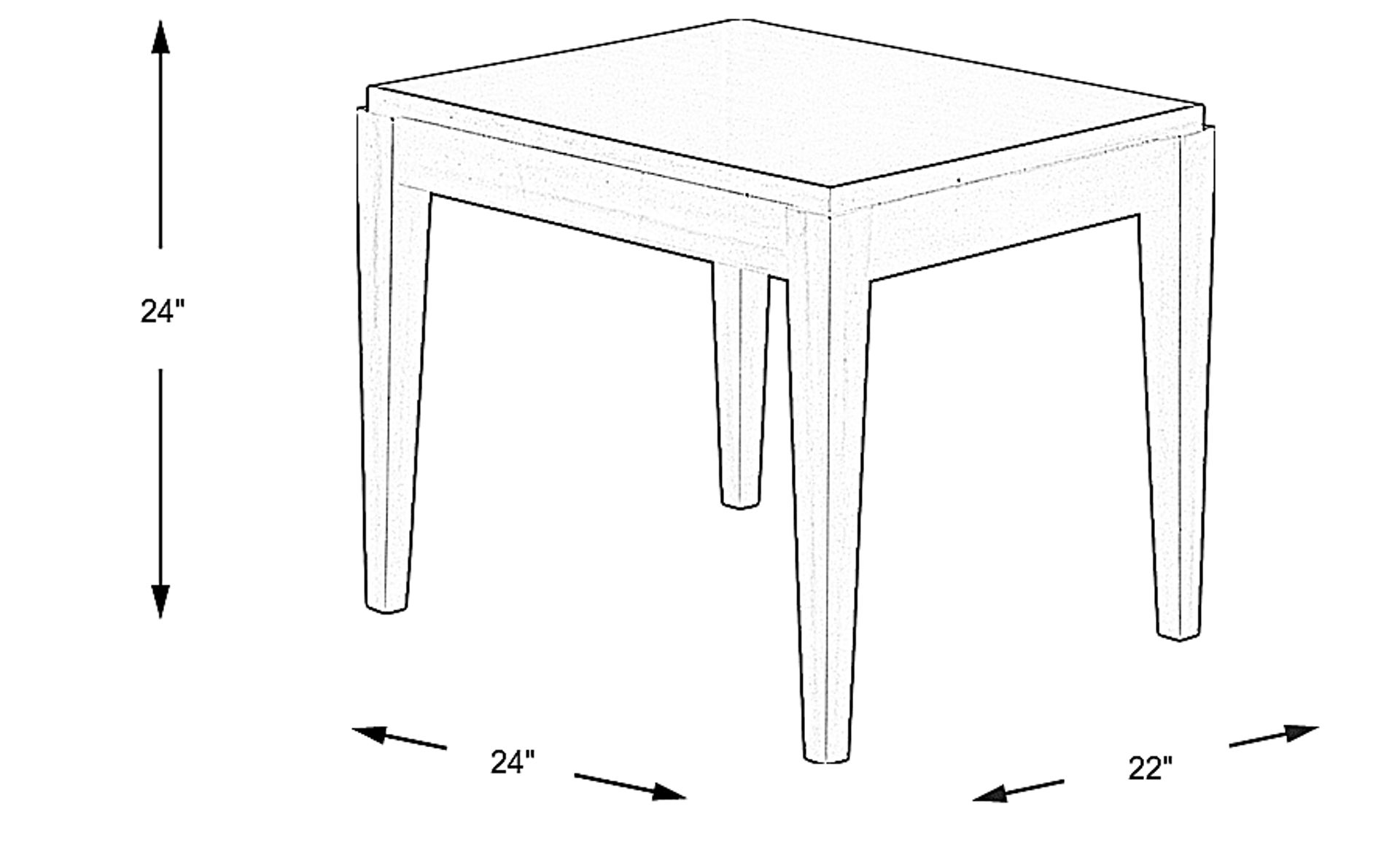 Dimension Image. Please refer to the Dimension Tab on this page for dimension details.