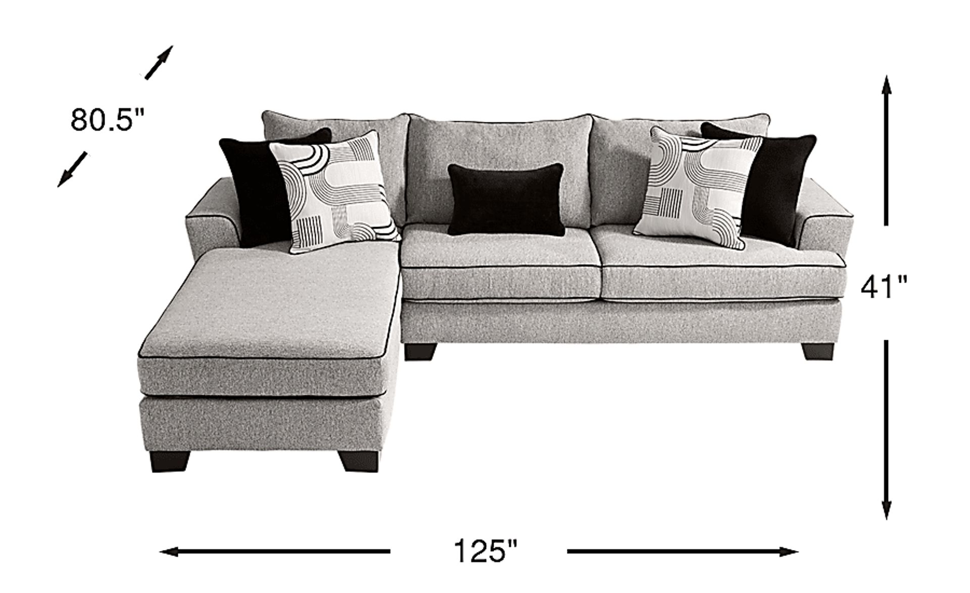 Dimension Image. Please refer to the Dimension Tab on this page for dimension details.