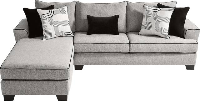 Lansing Lane Gray 2 Pc Sectional - Thumbnail - Image 1