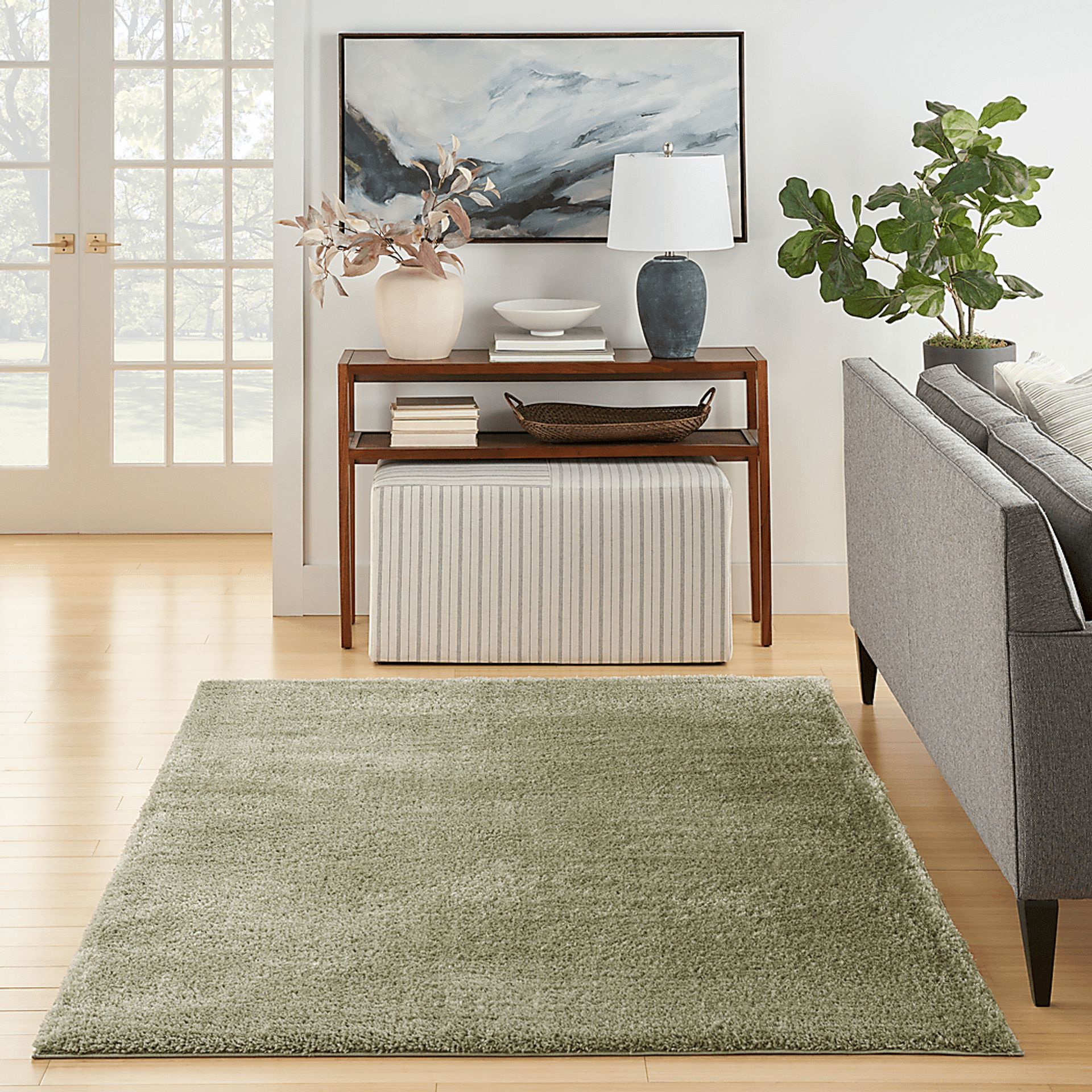 Lanstead Green 5'3 x 7'3 Rug - Image 2