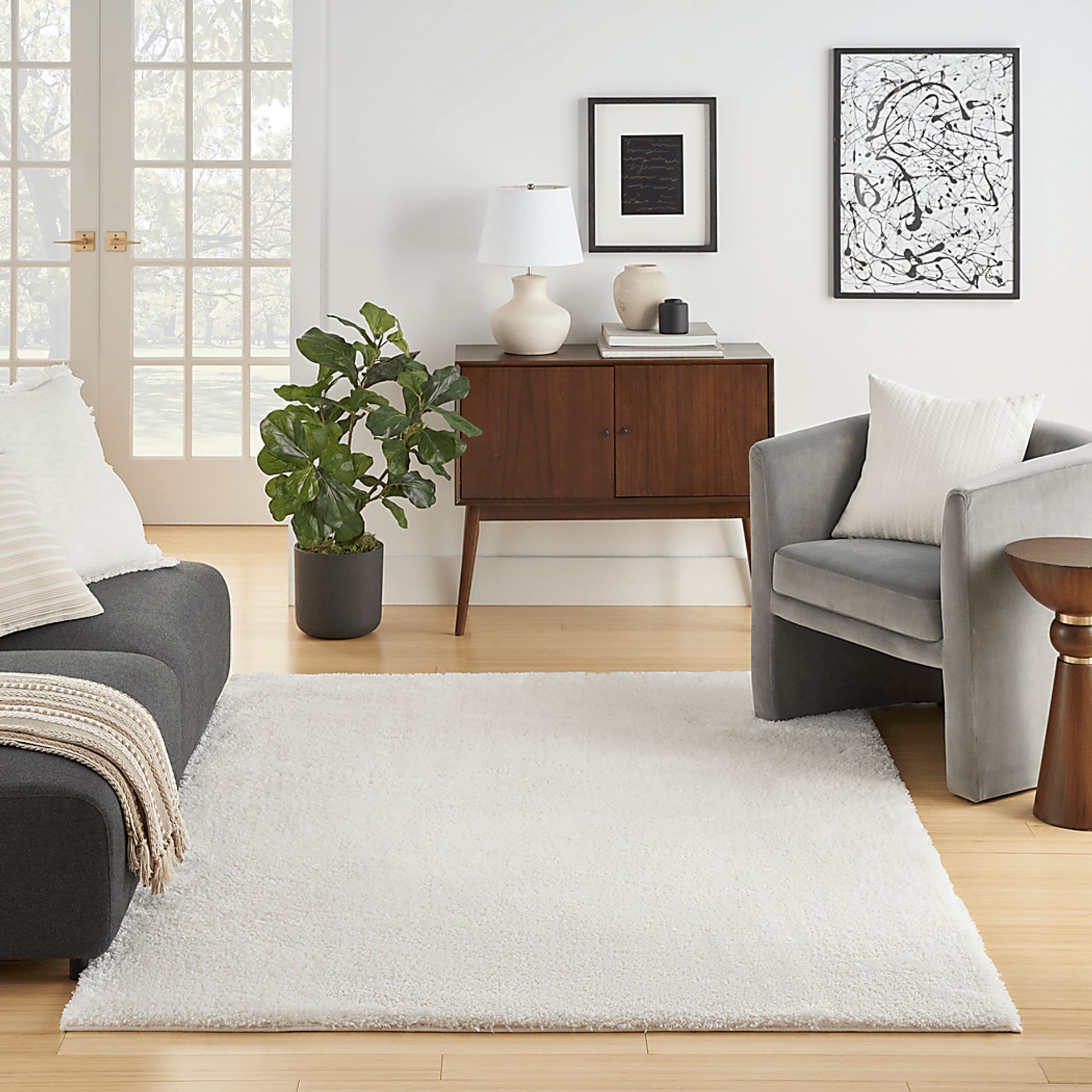Lanstead Ivory 7'10 x 9'10 Rug - Image 2