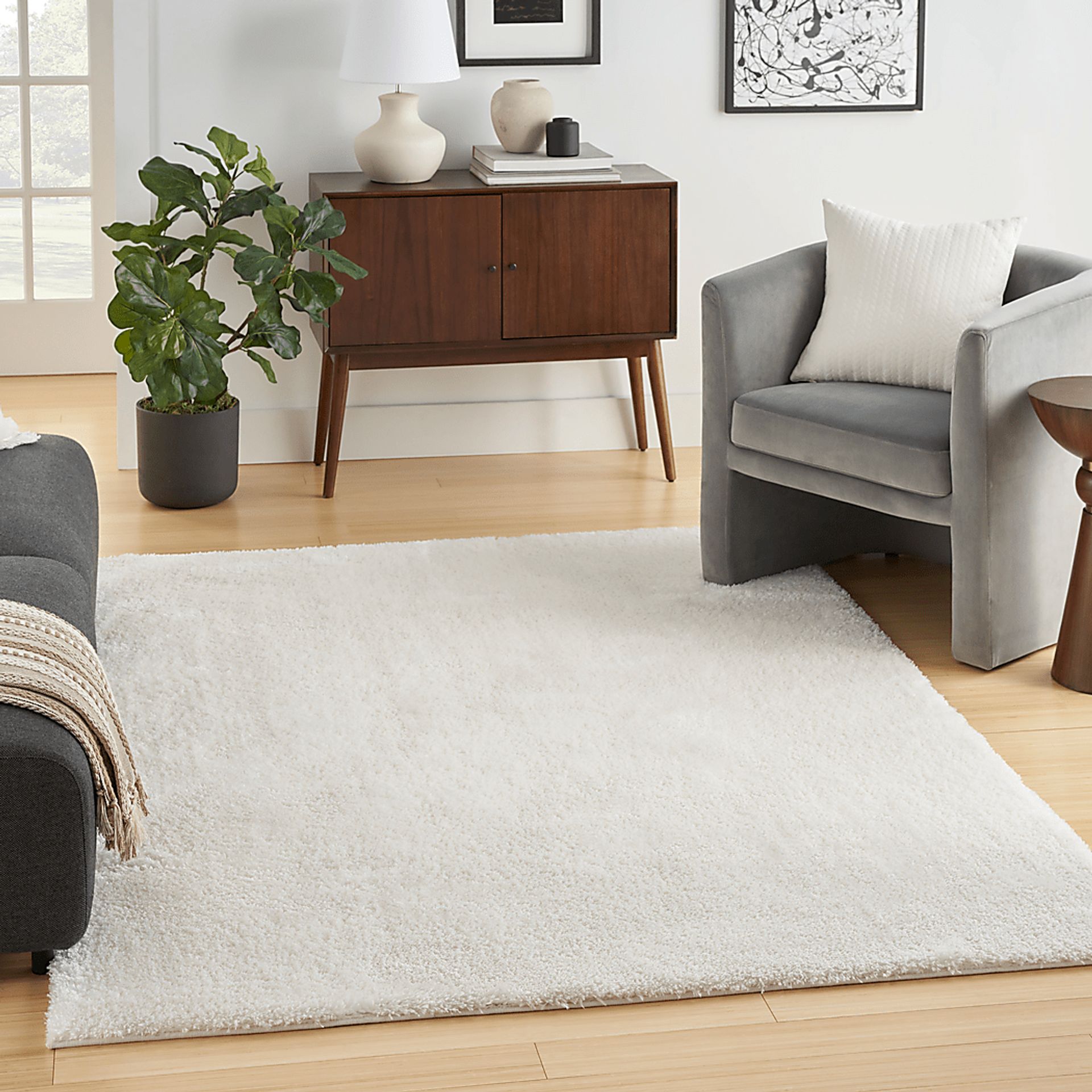 Lanstead Ivory 7'10 x 9'10 Rug - Image 3