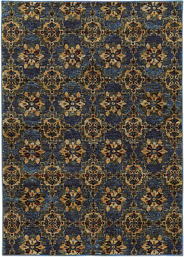 Lantana Blue 7'10 x 10'10 Rug - Thumbnail - Image 1