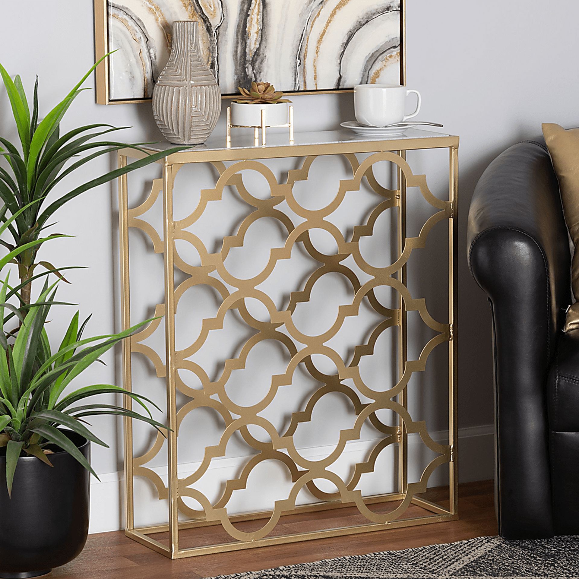 Lanthen Gold Console Table - Image 5
