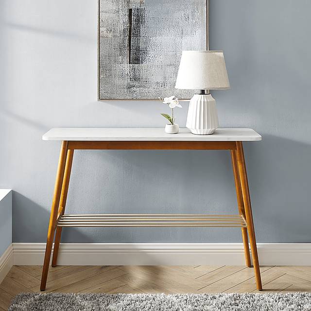 Lanvale White Sofa Table - Thumbnail - Image 5