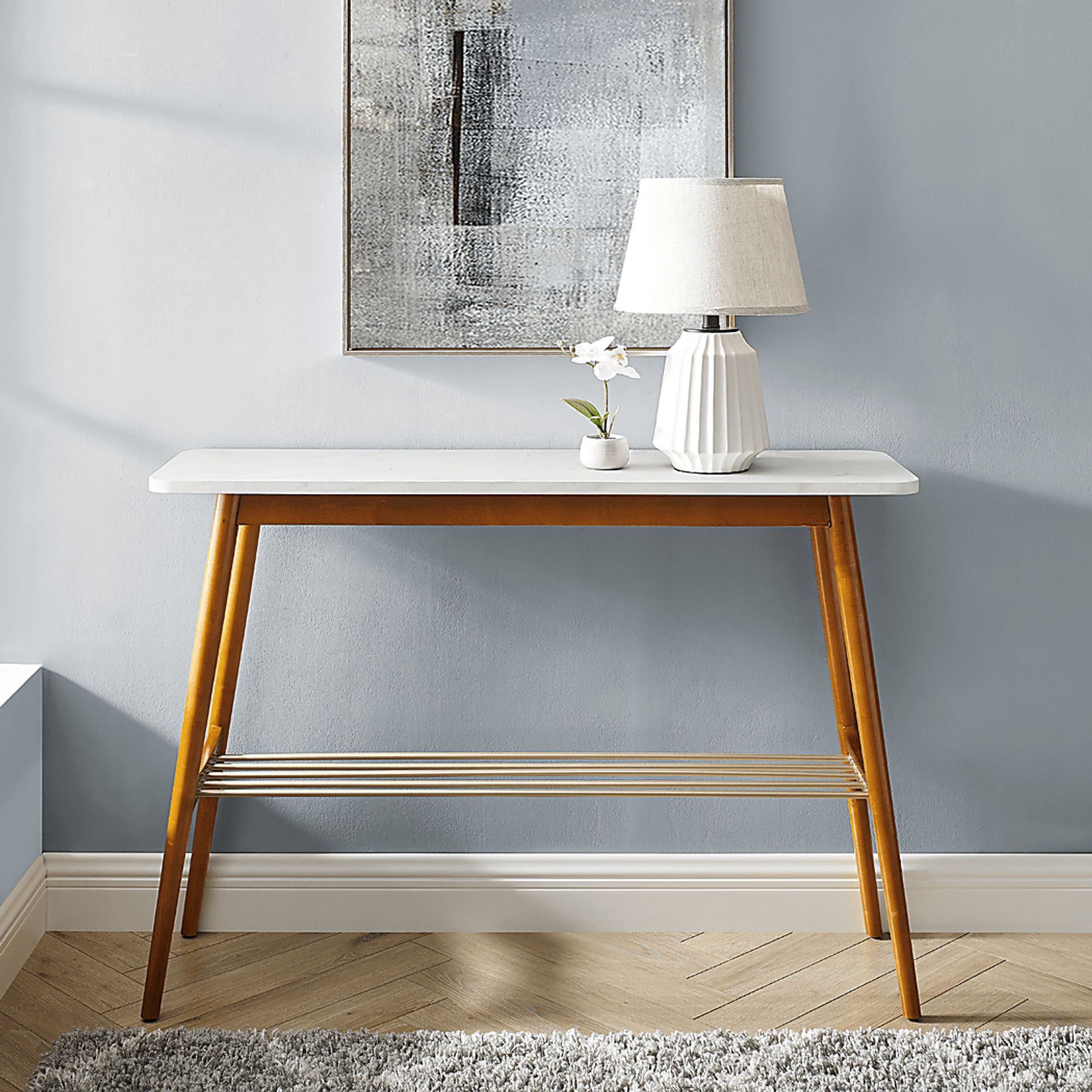 Lanvale White Sofa Table - Image 5