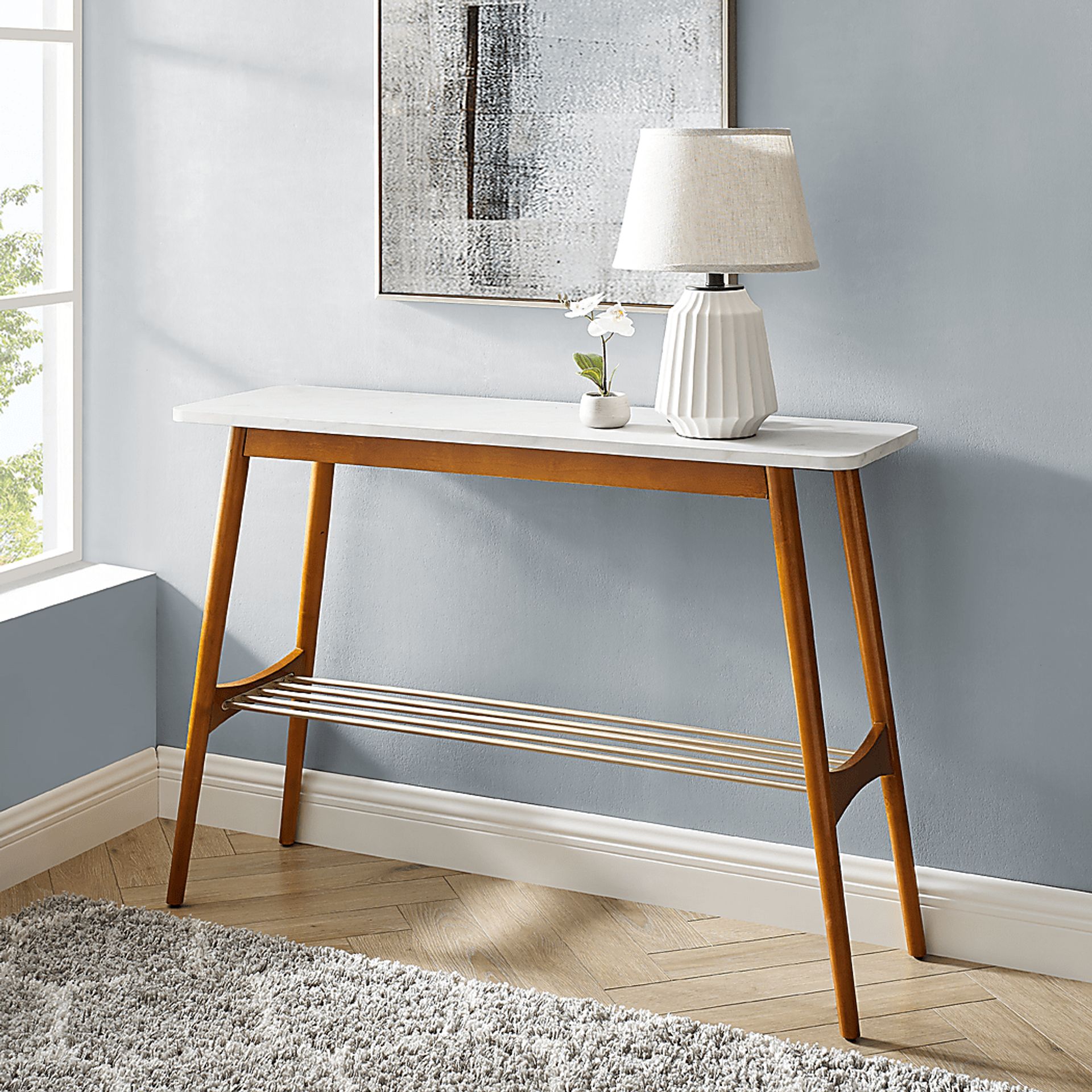 Lanvale White Sofa Table - Image 6