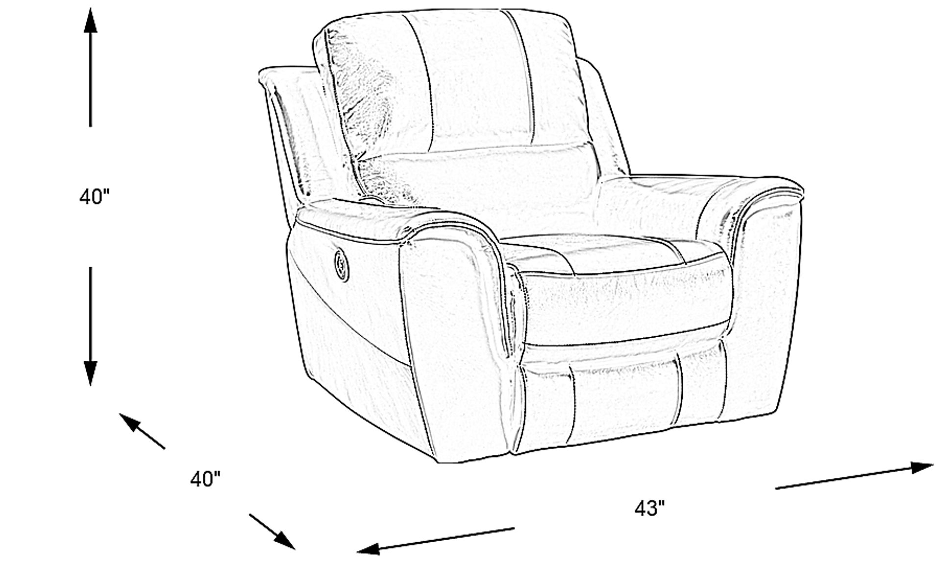 Dimension Image. Please refer to the Dimension Tab on this page for dimension details.