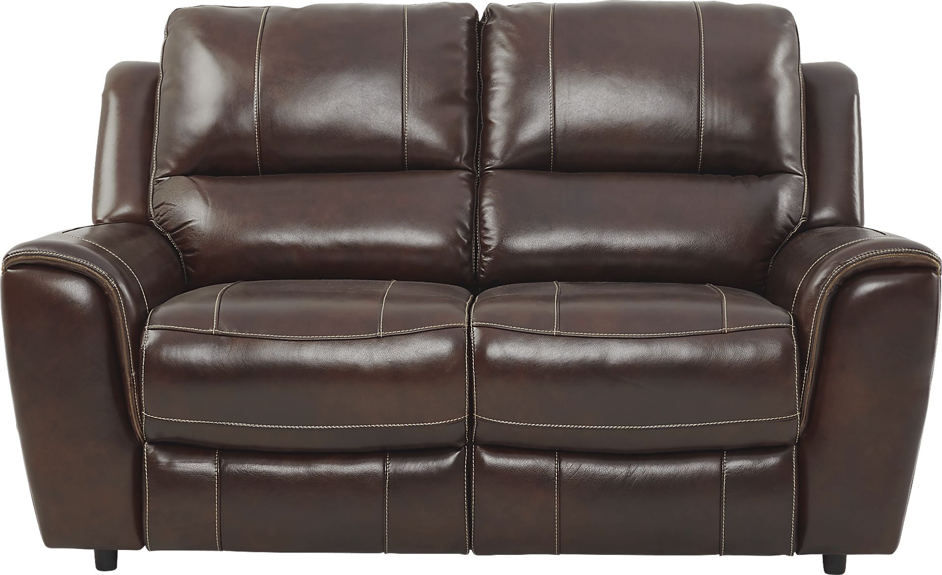 Lanzo Merlot Leather 3 Pc Living Room with Reclining Sofa - Image 7