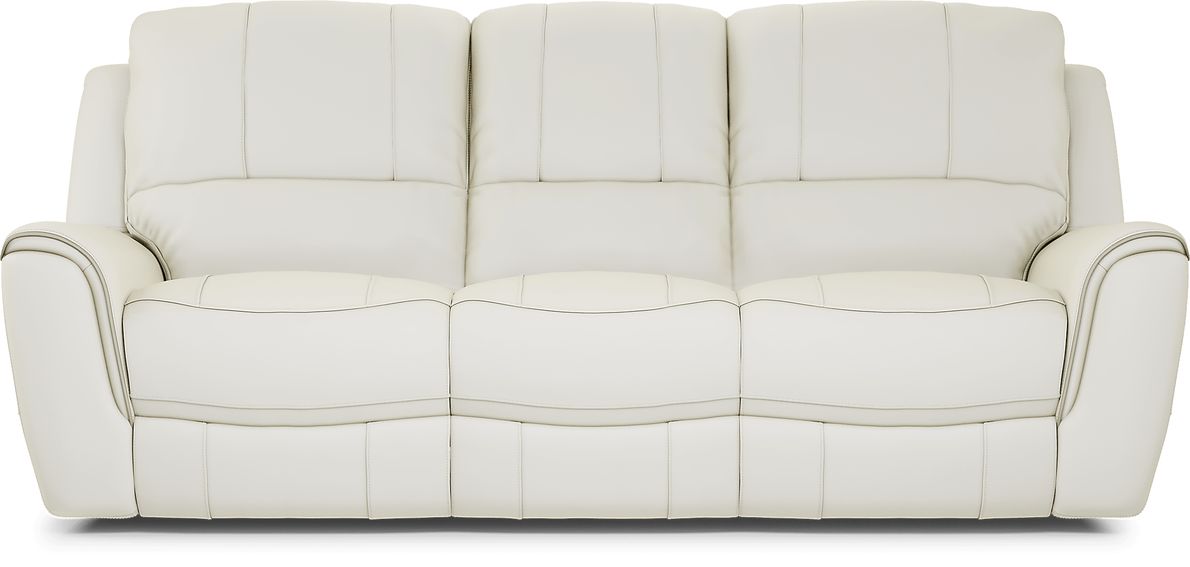 Lanzo Leather Non-Power Reclining Sofa