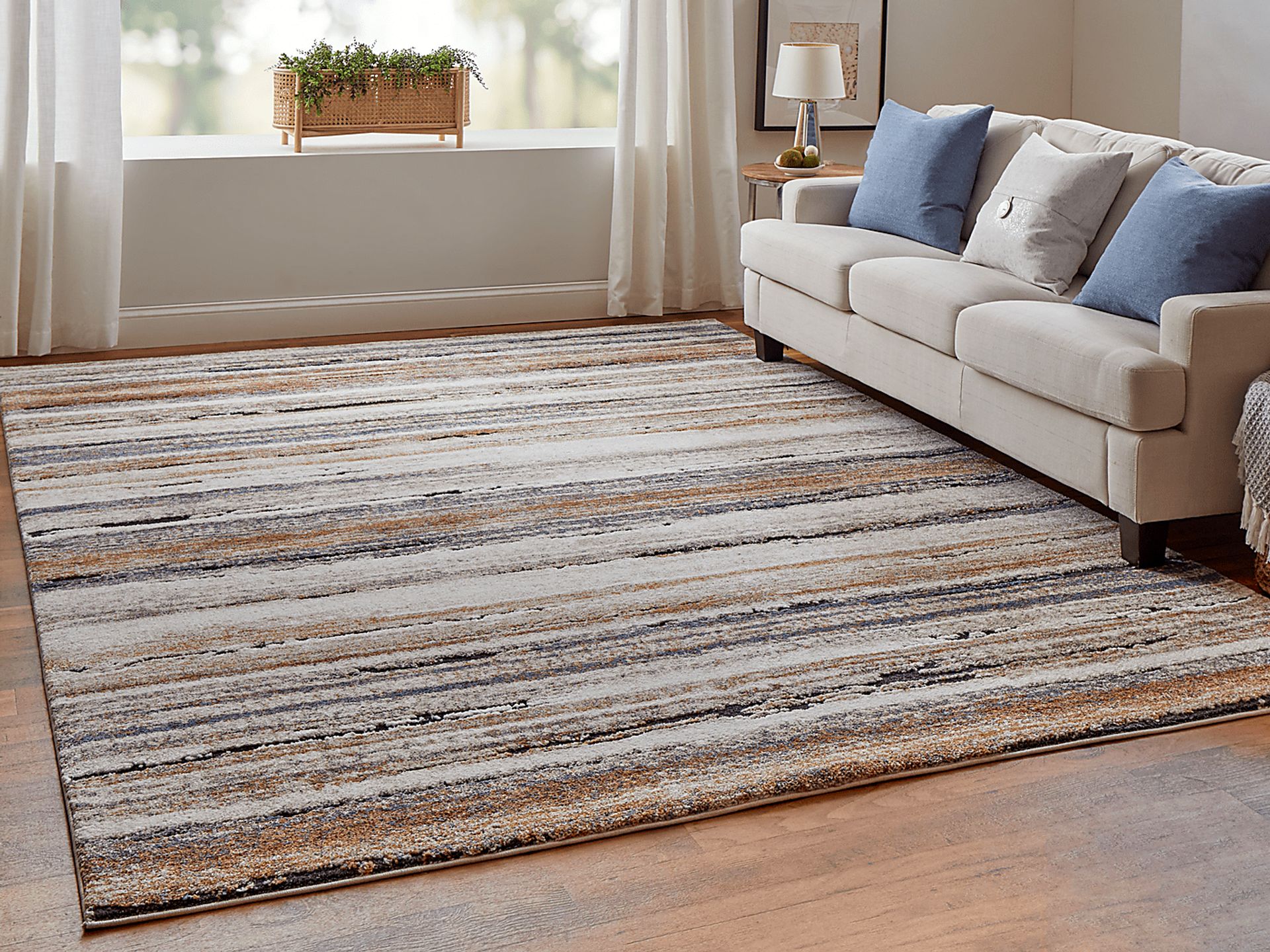 Laolenia Orange 2'6 x 8' Runner Rug - Image 2