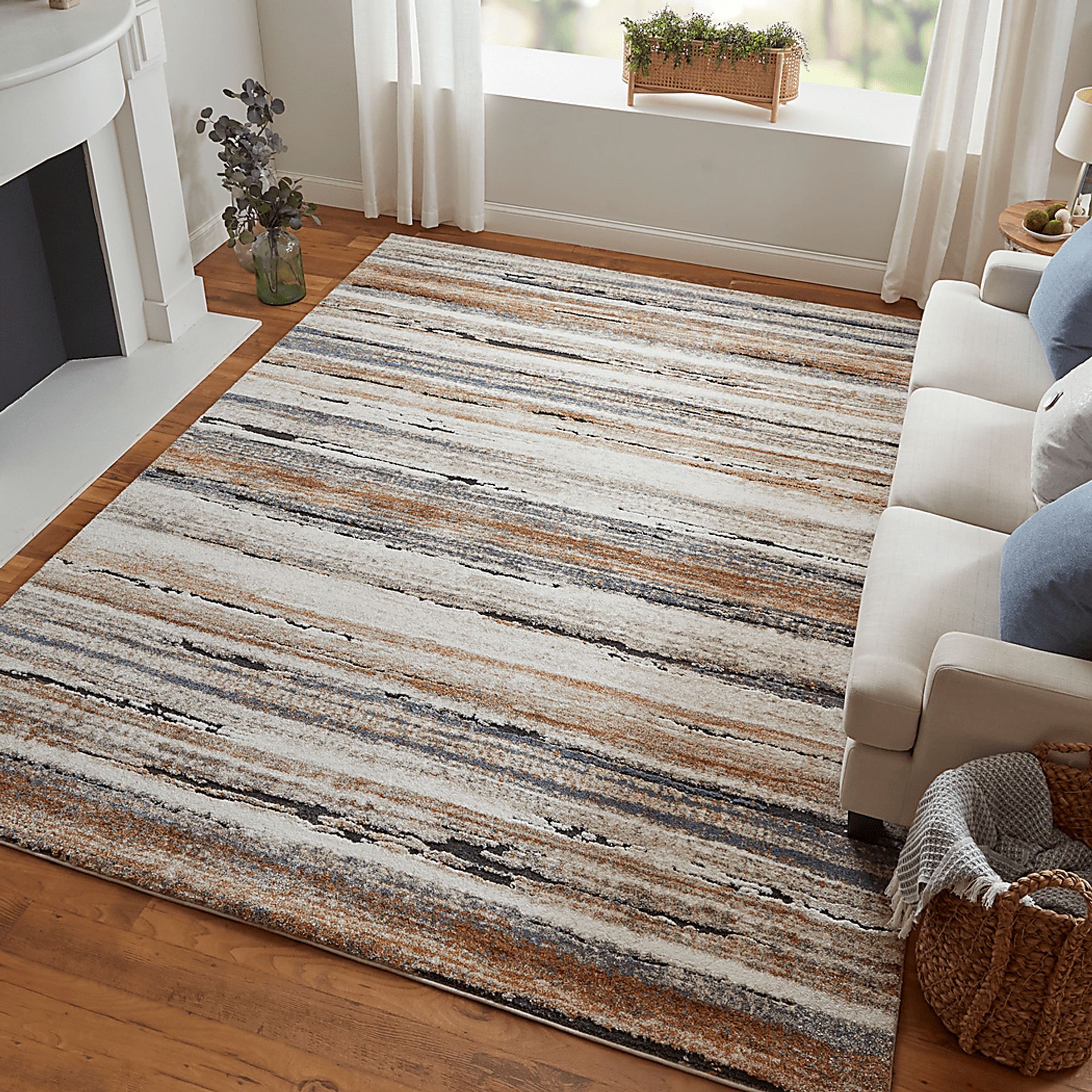 Laolenia Orange 8' x 10' Rug - Image 4