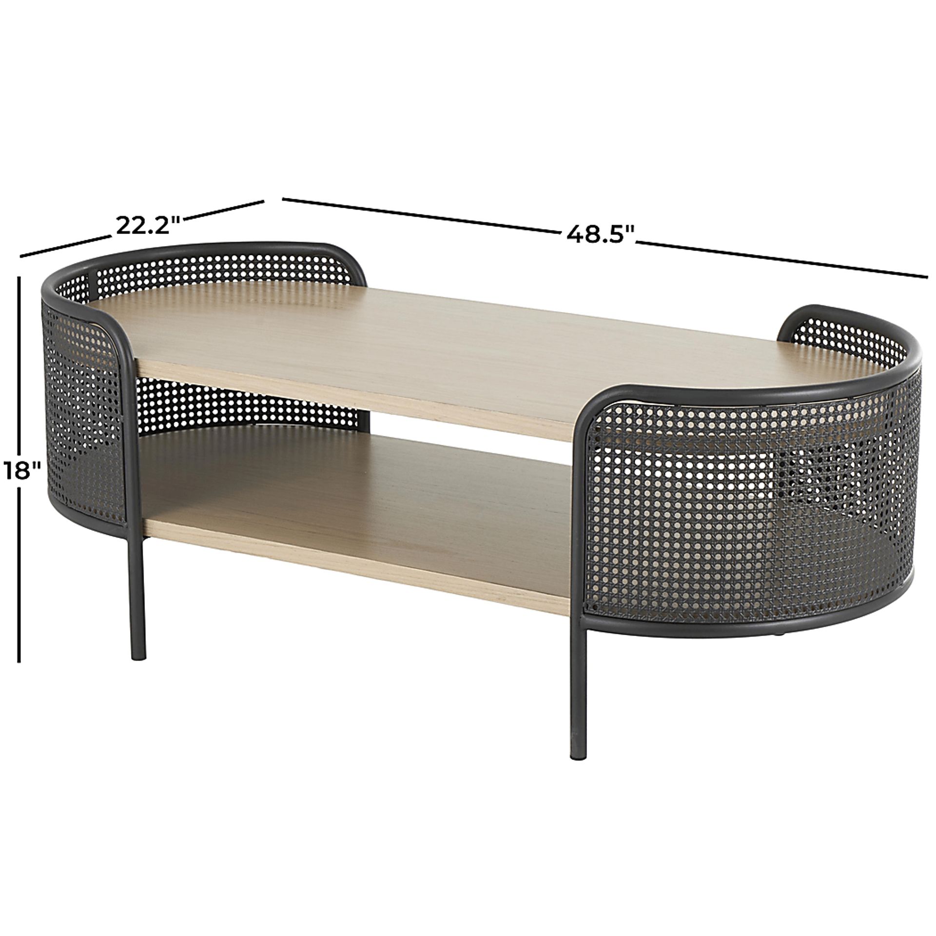 Laozu Brown Cocktail Table - Image 7