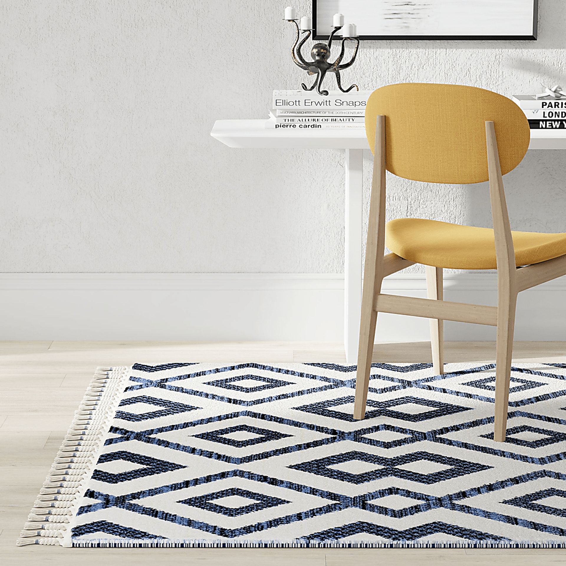 Laozui White/Black 8'3 x 10' Rug - Image 3