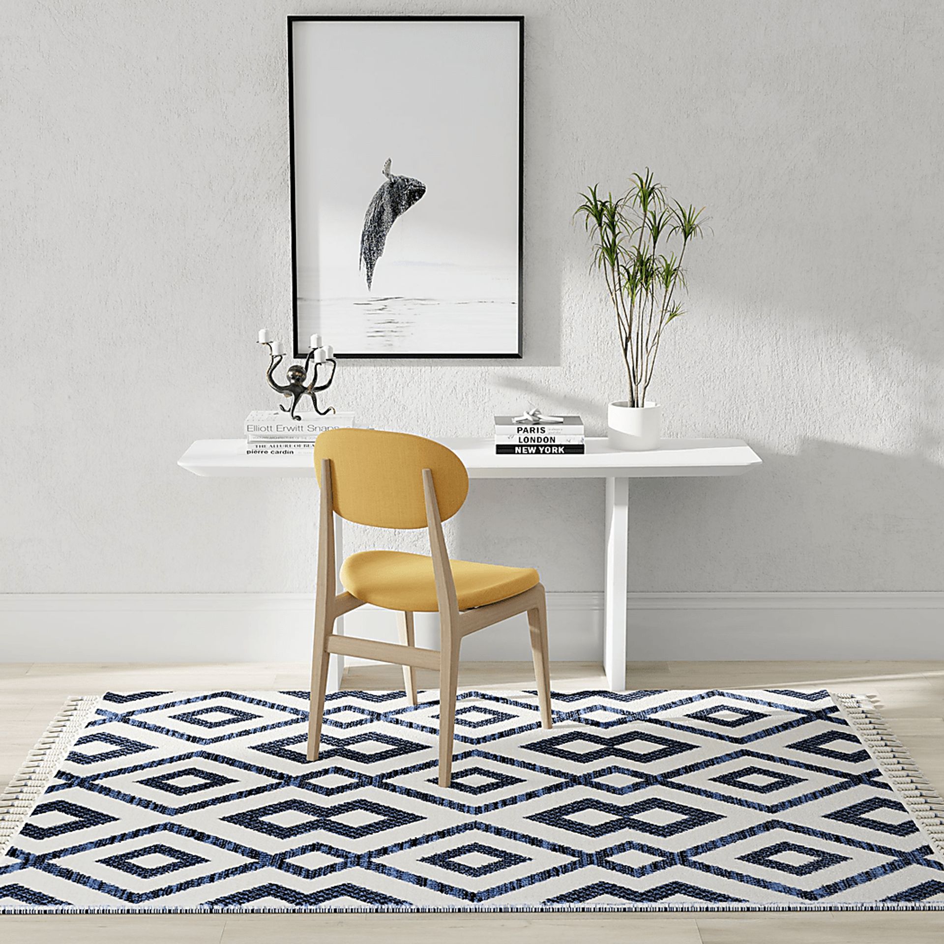 Laozui White/Black 8'3 x 10' Rug - Image 6