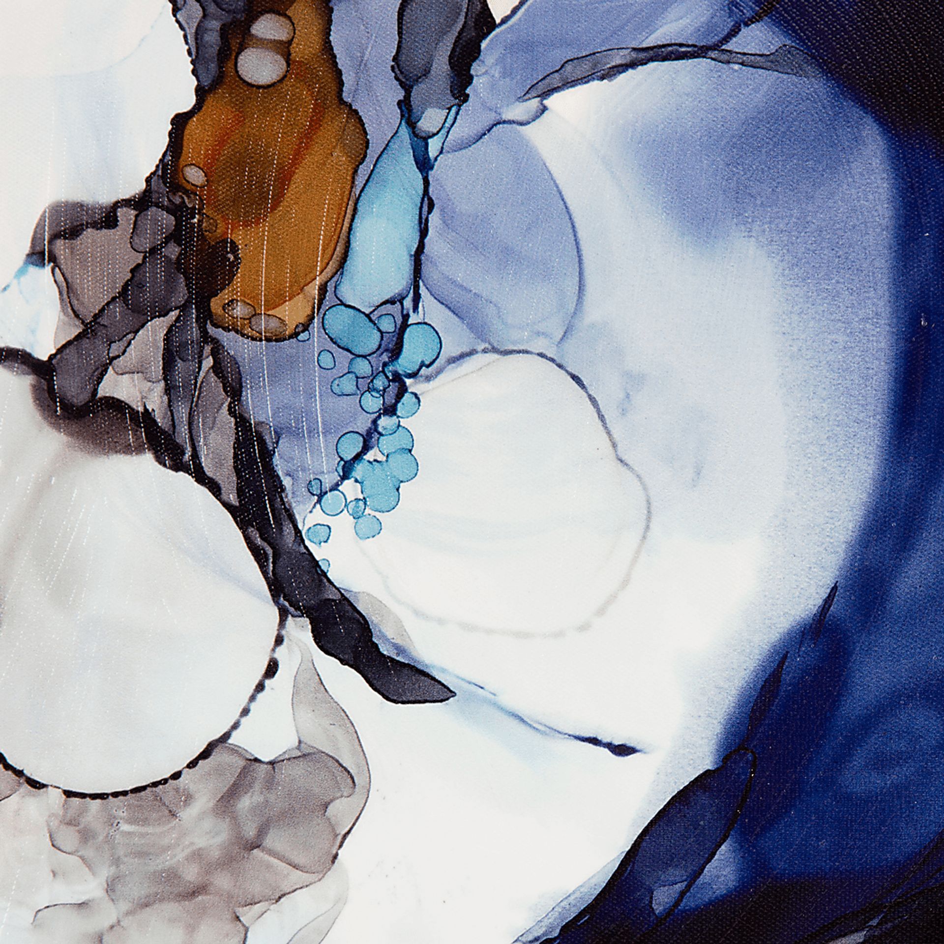 Lapidge Blue Gel Coat Canvas Set of 2 - Image 4