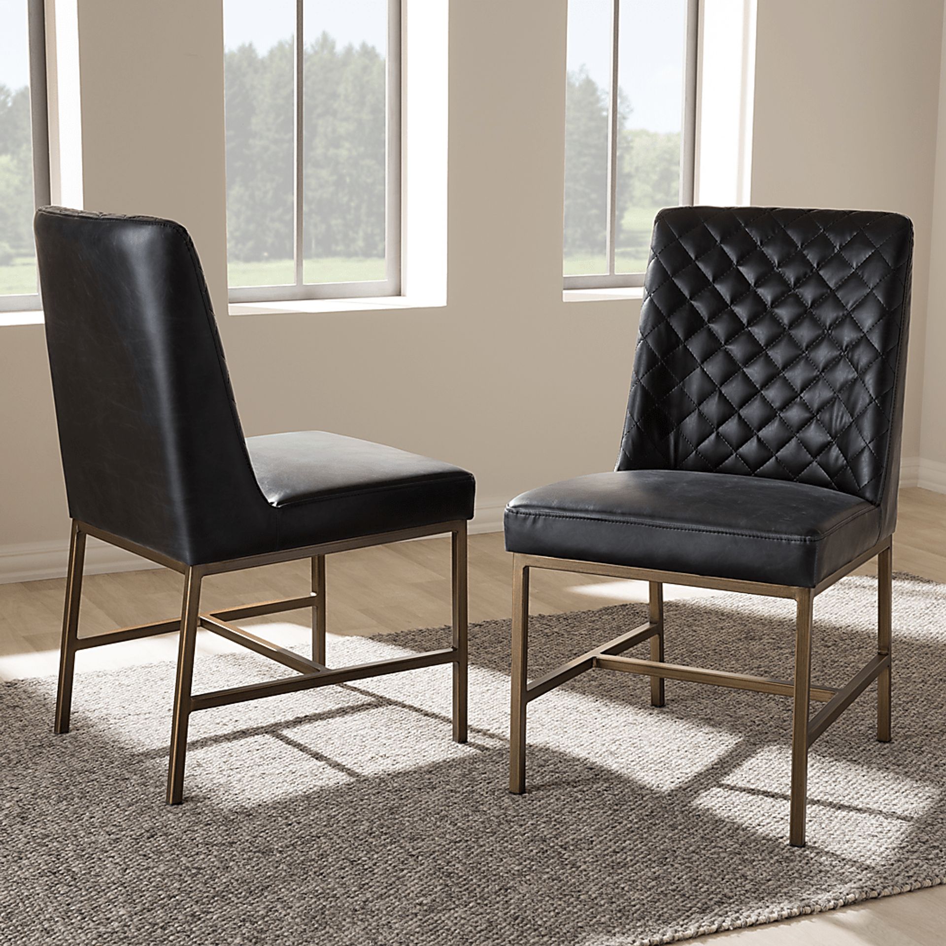 Lapwai Black Dining Chair (Set of 2) - Image 2