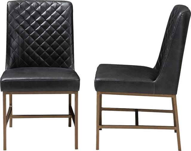 Lapwai Black Dining Chair (Set of 2) - Thumbnail - Image 4