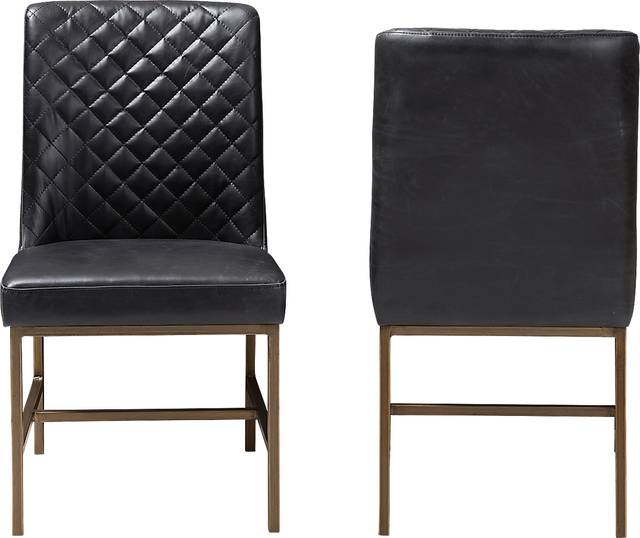 Lapwai Black Dining Chair (Set of 2) - Thumbnail - Image 5