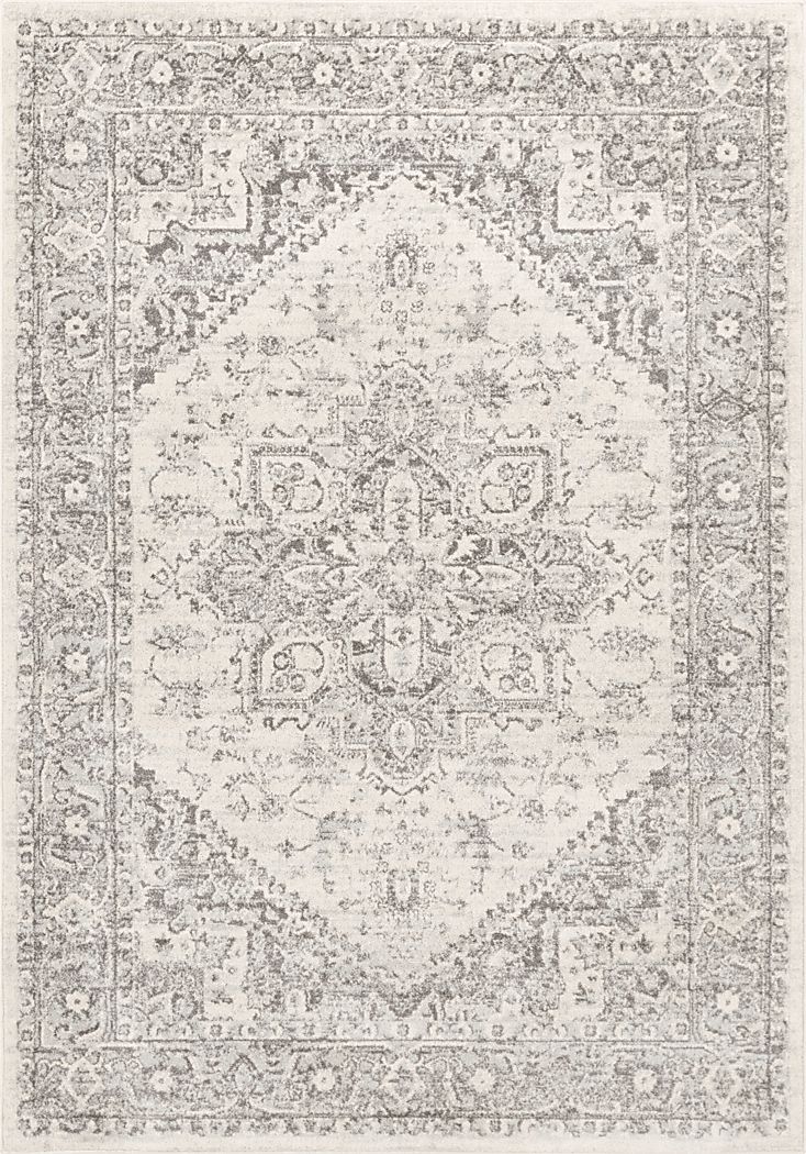 Lara Elle Gray 6'7 x 9' Rug